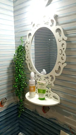 آینه خونه خاص مدل TAJ به همراه شلف دیواری