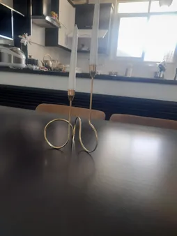 شمعدان طرح پیچ مدرن کد 007