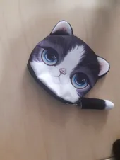 تجریه خرید کیف پول دخترانه طرح گربه مدل C-13BK