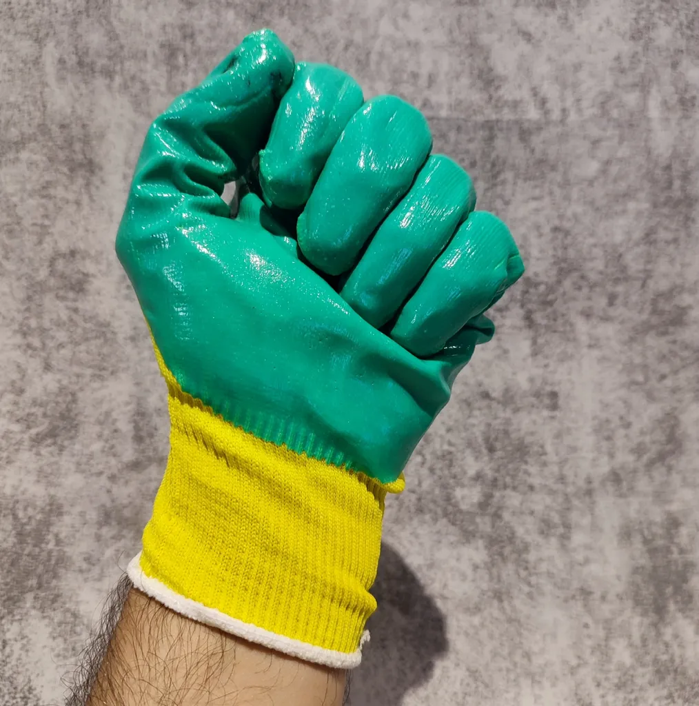 دستکش کار مدل 1009 مجموعه 9 عددی