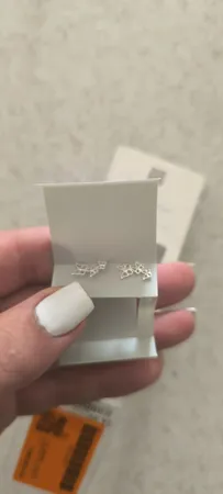 گوشواره نقره زنانه آی ام مدل پروانه butterfly