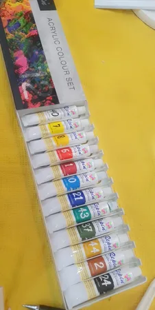 رنگ اکریلیک 12 رنگ رپین مدل 901006 حجم 22 میلی لیتر