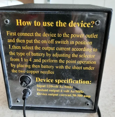 دستگاه نقطه جوش باتری پاورتاپ مدل 500