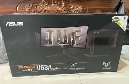 مانیتور خمیده ایسوس مدل TUF Gaming VG34VQL3A سایز 34 اینچ