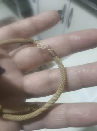 دستبند طلا 18 عیار زنانه مدل قلب و بی نهايت