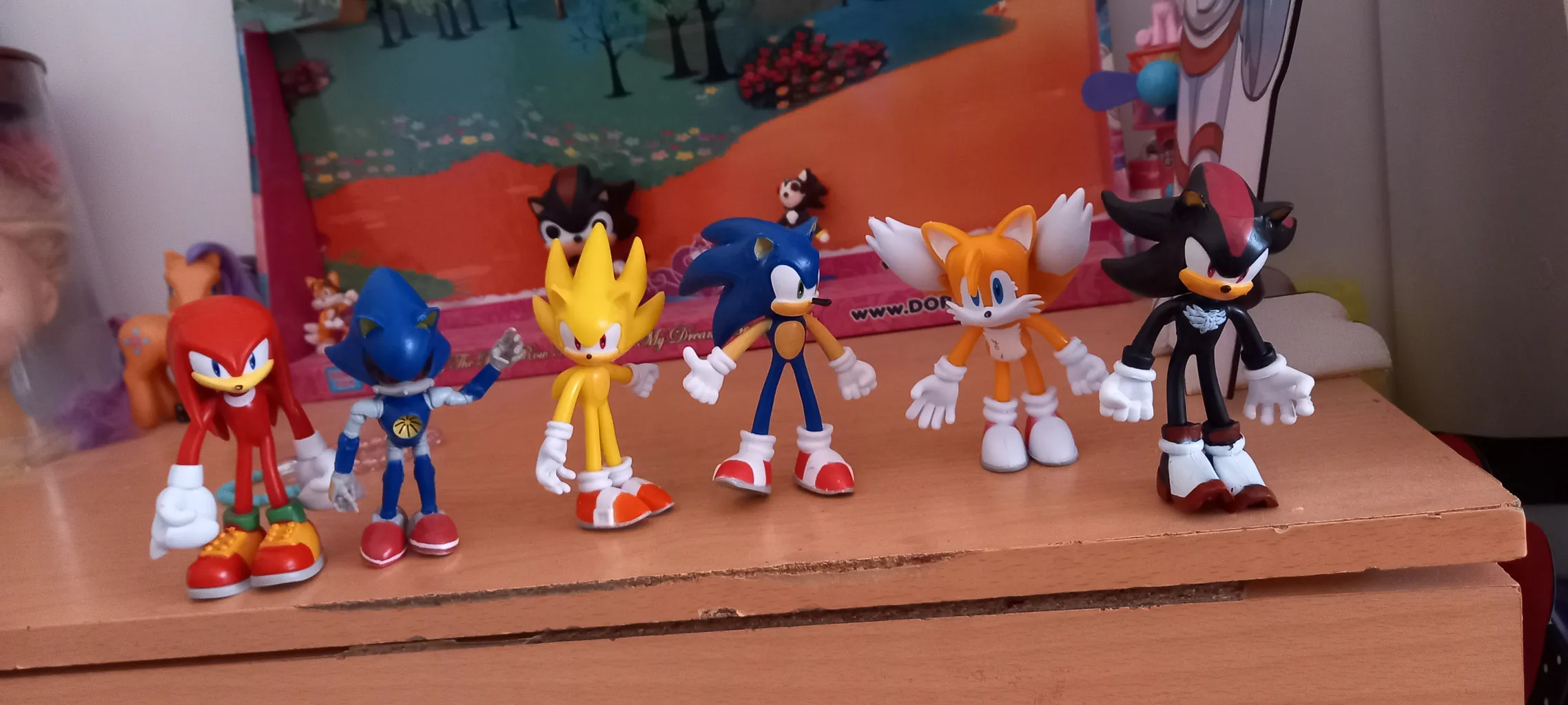 فیگور طرح سونیک مدل F15 مجموعه 6 عددی