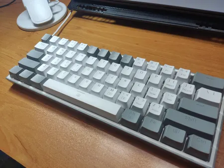 کیبورد گیمینگ ردراگون مدل K617 FIZZ، سوییچ مکانیکال قرمز، Tenkeyless، نورپردازی RGB