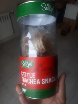 تشویقی سگ سویل پت مدل CATTLE TRACHEA SNACK بسته 20 عددی