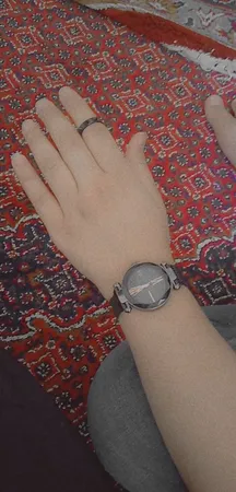 ساعت مچی عقربه ای دخترانه مدل Di Black