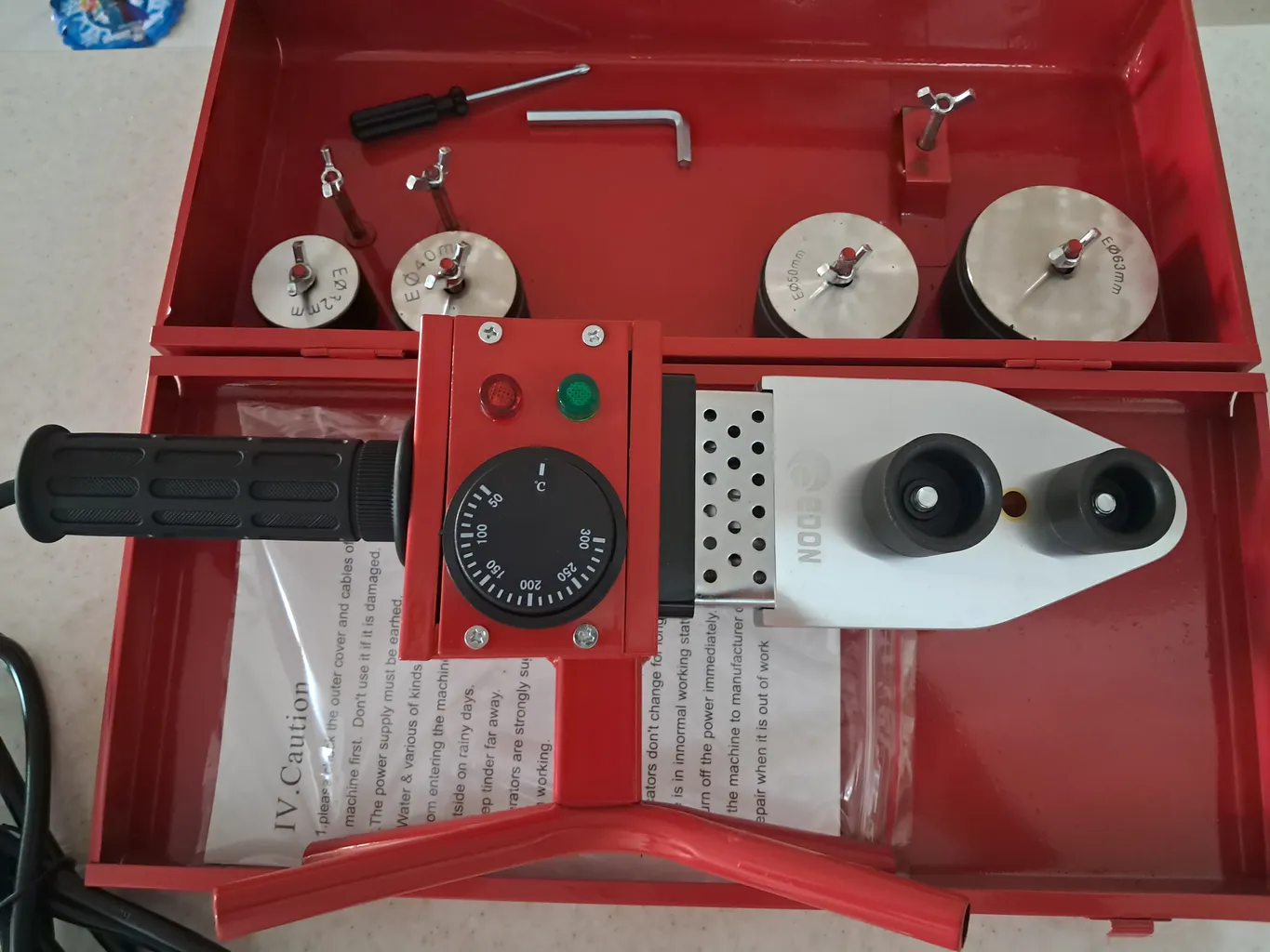 دستگاه اتو لوله سبز ادون مدل PPR-1000W