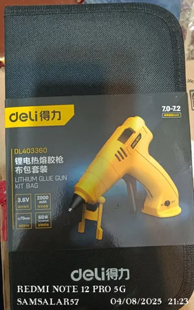 دستگاه چسب حرارتی شارژی دلی مدل DL403360