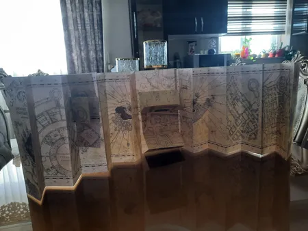 اسباب بازی زینتی مدل نقشه غارتگر هری پاتر کد VT1