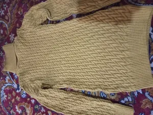 تجریه خرید پلیور مردانه مدل یقه اسکی کد TN087 رنگ زرد خردلی