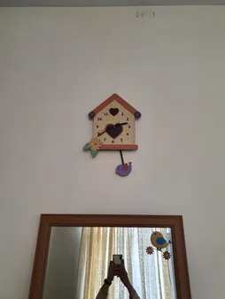 ساعت دیواری کودک باروچین مدل لانه پرنده