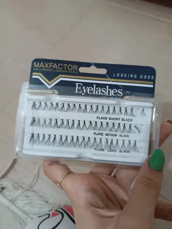 مژه مصنوعی مکس فکتور مدل تکی،سه سایز