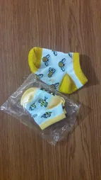 جوراب نوزادی طرح زنبور مدل N21