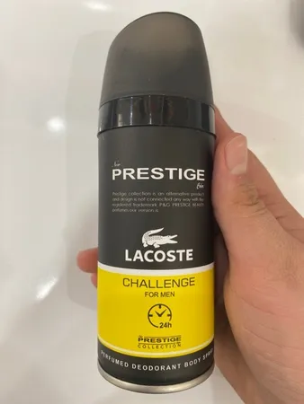 اسپری خوشبو کننده بدن مردانه پرستیژ مدل Lacoste Challenge حجم 150 میلی لیتر