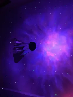 رقص نور مدل 360  درجه طرح فضانورد