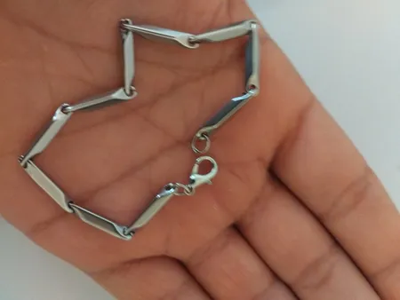 دستبند مردانه مدل اسپرت زنجیری کبریتی کد 56993