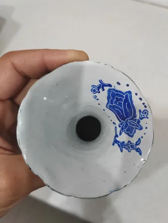 گلدان مینا کاری مدل شلغمی کد G16