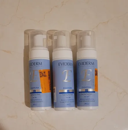 فوم شست‌وشوی صورت اویدرم مدل Evihydra حجم 150 میلی‌لیتر