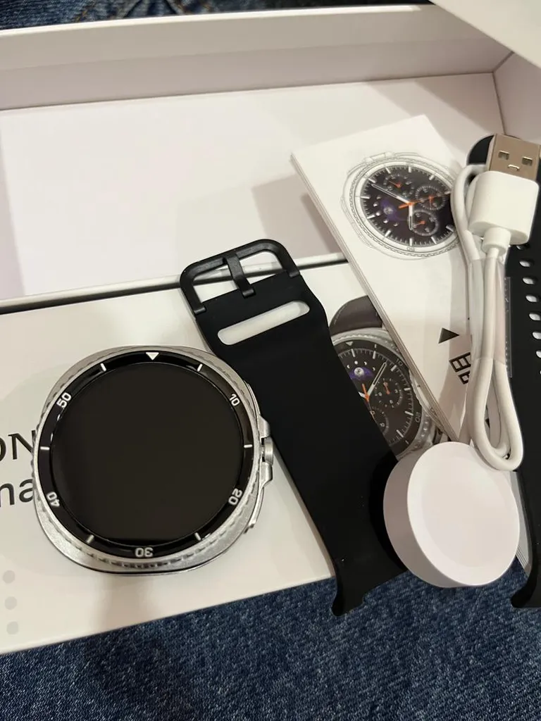 ساعت هوشمند 46mm وونک مدل Galaxy 8 با بند سیلیکون