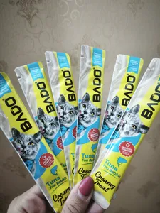 تجریه خرید تشویقی گربه مدل بستنی طعم ماهی تن وزن 15 گرم