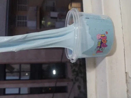 ژل بازی اسلایم تپلی مدل خامه ای KH310 بلوبری