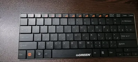 کیبورد بی‌سیم گرین مدل GK-102W با حروف فارسی