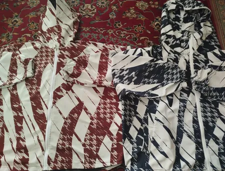 بارانی زنانه مدل کلاه دار نارین هندسی