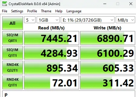 اس اس دی اینترنال ام اس آی مدل SPATIUM M480 PRO PCIe 4.0 NVMe M.2 ظرفیت 4 ترابایت