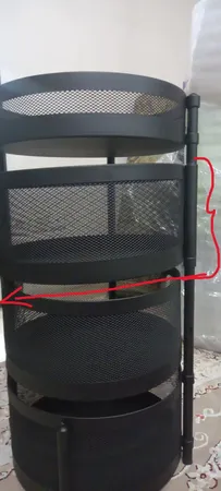 سبد سیب زمینی و پیاز ساین مدل توری سه و نیم طبقه بدون تایر