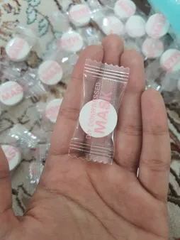 قرص ماسک ورقه ای صورت کلی مدل k50 بسته 50 عددی