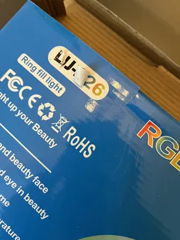 رینگ لایت مدل LJJ-26K RGB