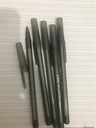 خودکار بیک مدل Round Stic بسته 5 عددی