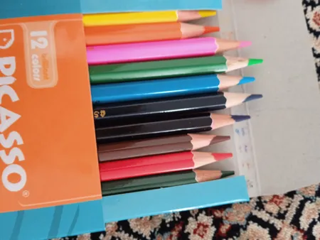 مداد رنگی 12 رنگ پیکاسو مدل superb writer