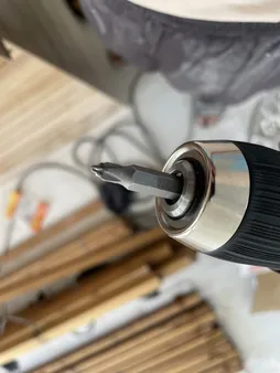 دریل شارژی چکشی باس مدل SK-6050 مجموعه 28 عددی