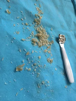 تیغ کف پا سابرلی مدل T1 به همراه تیغ یدک مدل 001  بسته 10 عددی