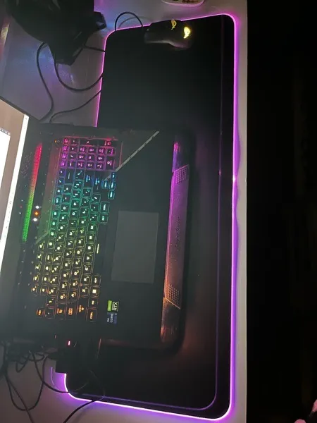 ماوس پد مخصوص بازی مدل RGB 80x30