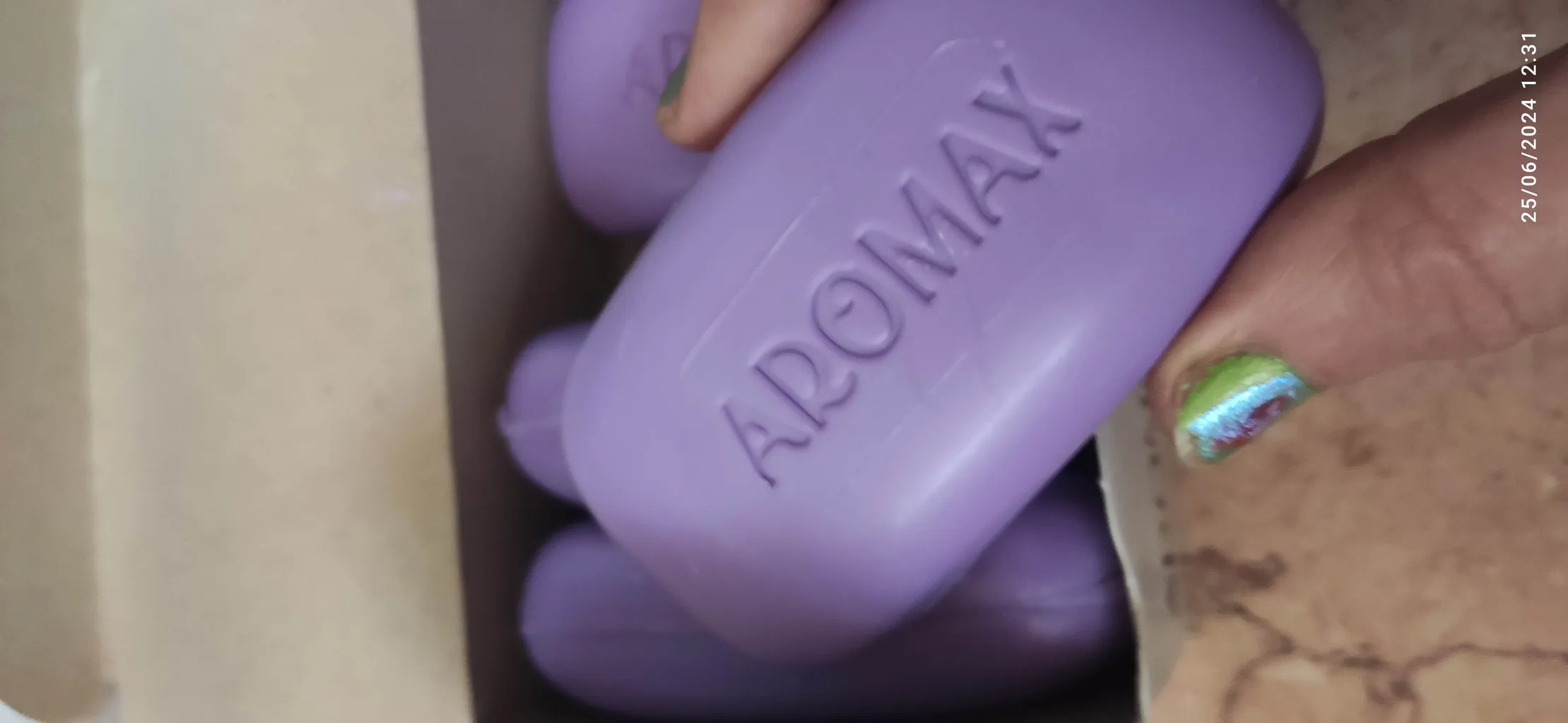 صابون آرومکس مدل Purple بسته 5 عددی