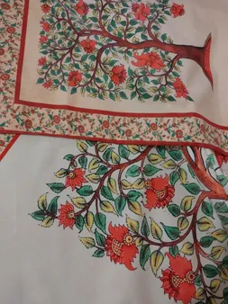 ست رومیزی 4 تکه شمسه نگار کد Tr535DR4