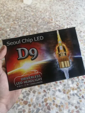 لامپ هدلایت خودرو مدل D9H7 بسته 2 عددی