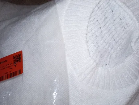 پلیور یقه گرد زنانه مدل بافت ساده کد P-G