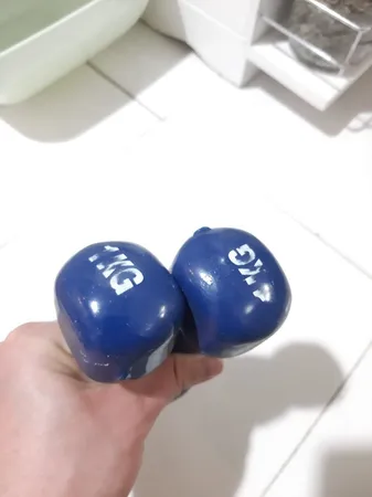 دمبل رکورد مدل V-H وزن 1 کیلو گرمی بسته 2 عددی