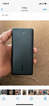 پاوربانک 20 وات انکر مدل A1287 ظرفیت 20000 میلی آمپر ساعت