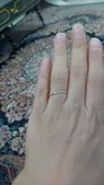 تجریه خرید انگشتر طلا 18 عیار زنانه بان گالری مدل آناکین سایز 53