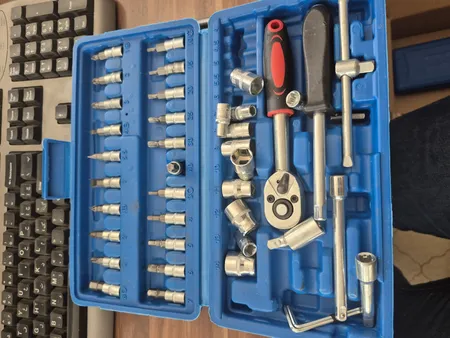 مجموعه 46 عددی آچار و سری بکس باس کد 46s