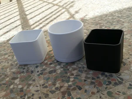 گلدان طرح مکعب مدل مهرنی 10-104