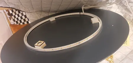 آینه سرویس بهداشتی تارا دکور مدل بک لایت ساده کد c141