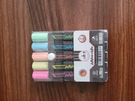 ماژیک علامت گذار کنکو کد HL05 بسته 5 عددی